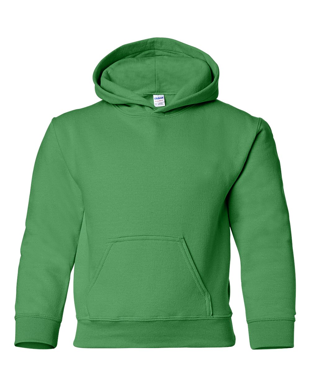 Gildan 18500B Youth Heavy Blend™ Hooded Sweatshirt in Irish Green