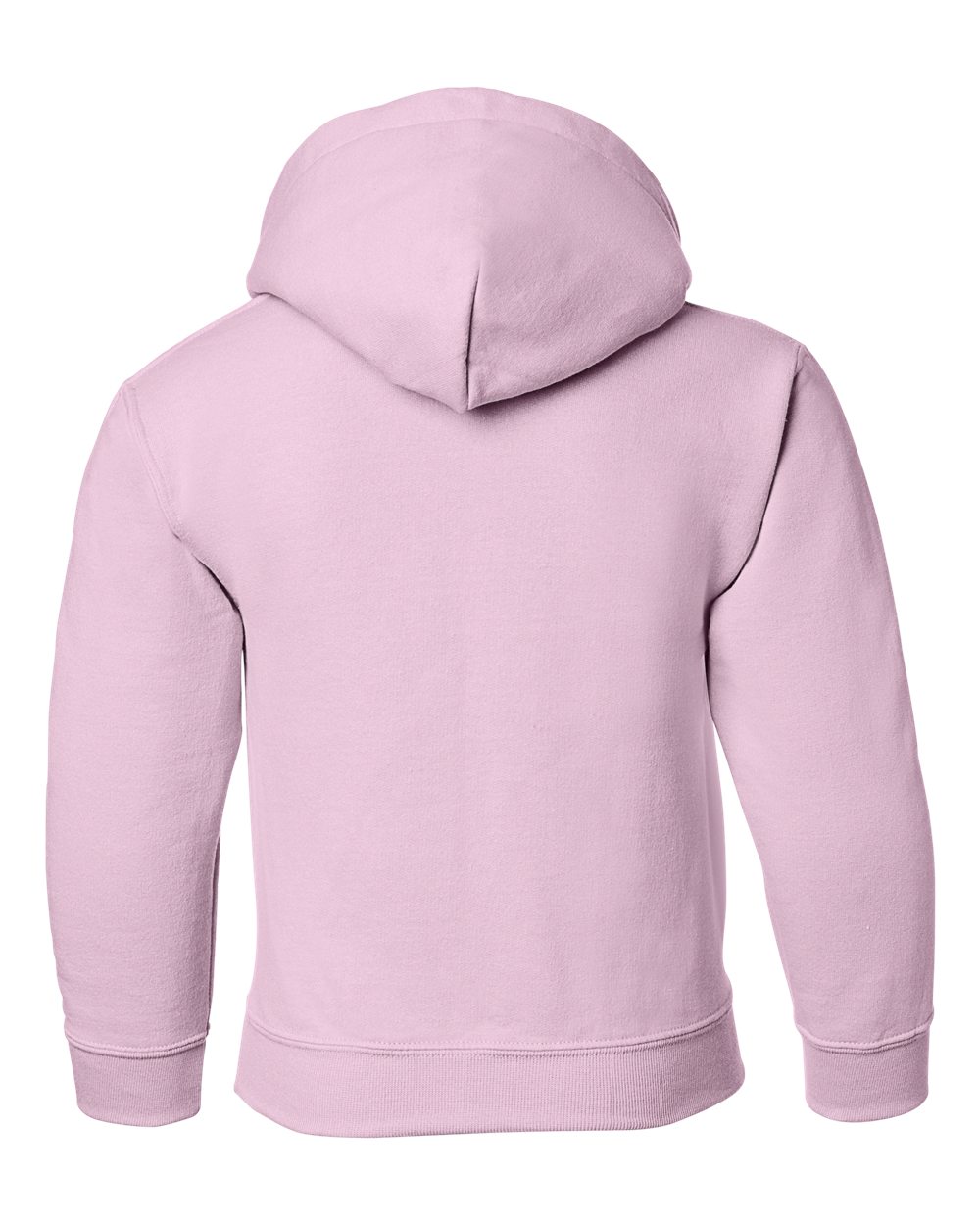 Gildan 18500B Youth Heavy Blend™ Hooded Sweatshirt in Light Pink, back