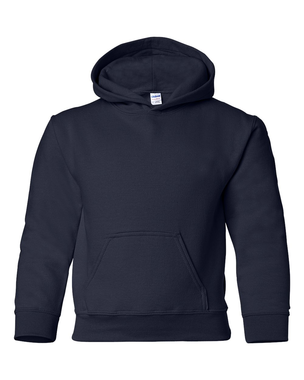 Gildan 18500B Youth Heavy Blend™ Hooded Sweatshirt in Navy