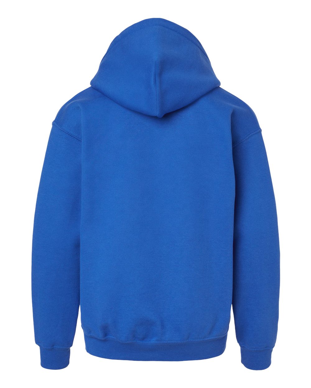 Gildan 18500B Youth Heavy Blend™ Hooded Sweatshirt in Royal, back