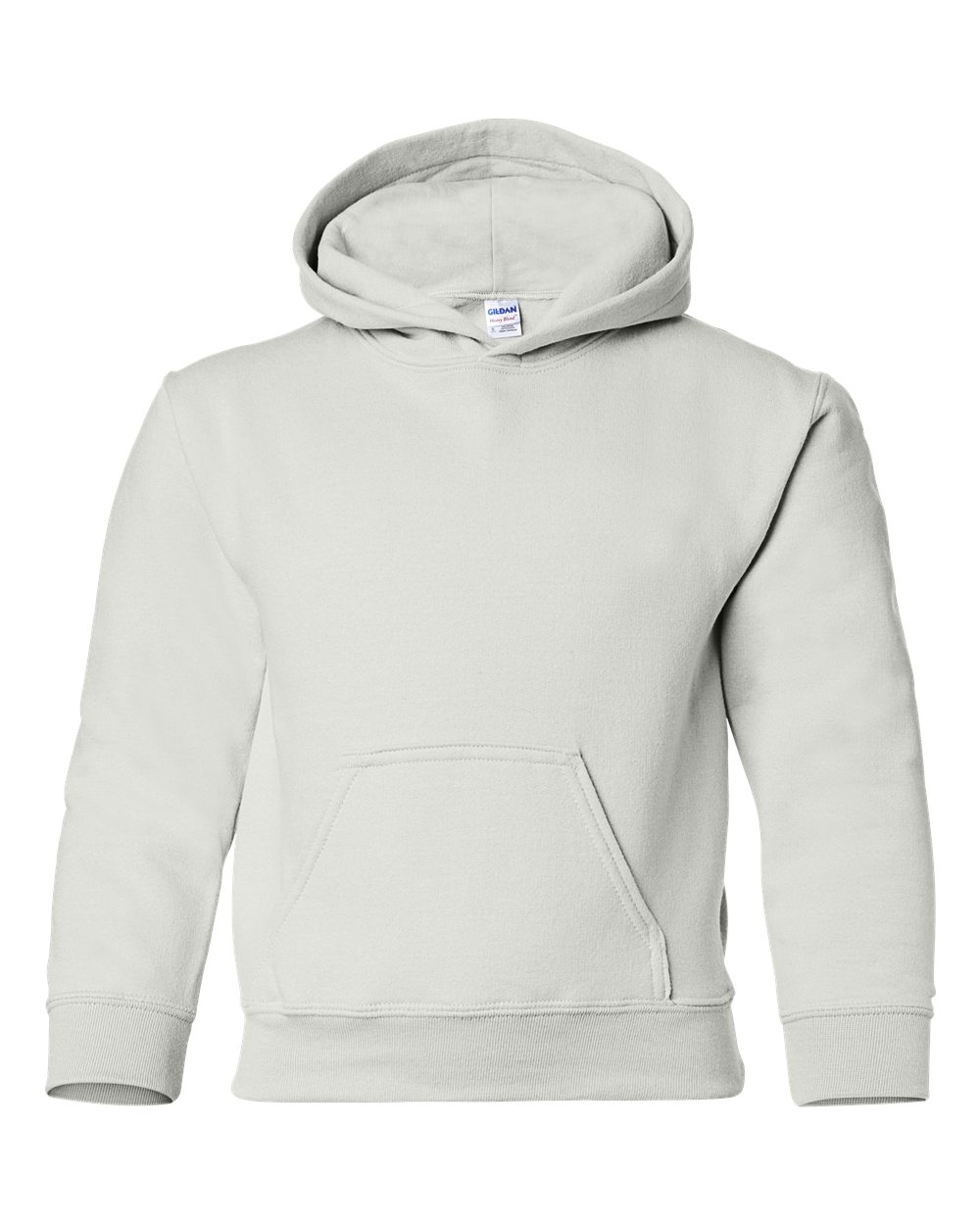 Gildan 18500B Youth Heavy Blend™ Hooded Sweatshirt in White