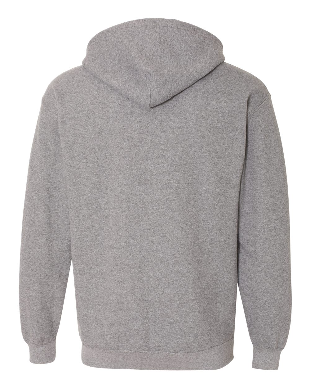 Gildan 18600 Unisex Heavy Blend™ Full-Zip Hooded Sweatshirt in Graphite Heather, back