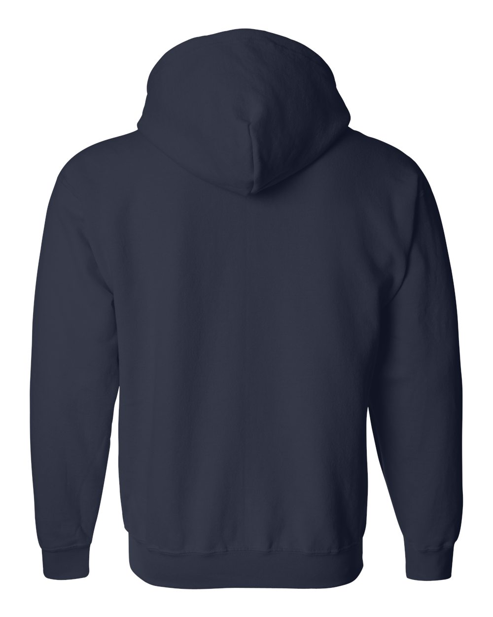 Gildan 18600 Unisex Heavy Blend™ Full-Zip Hooded Sweatshirt in Navy, back