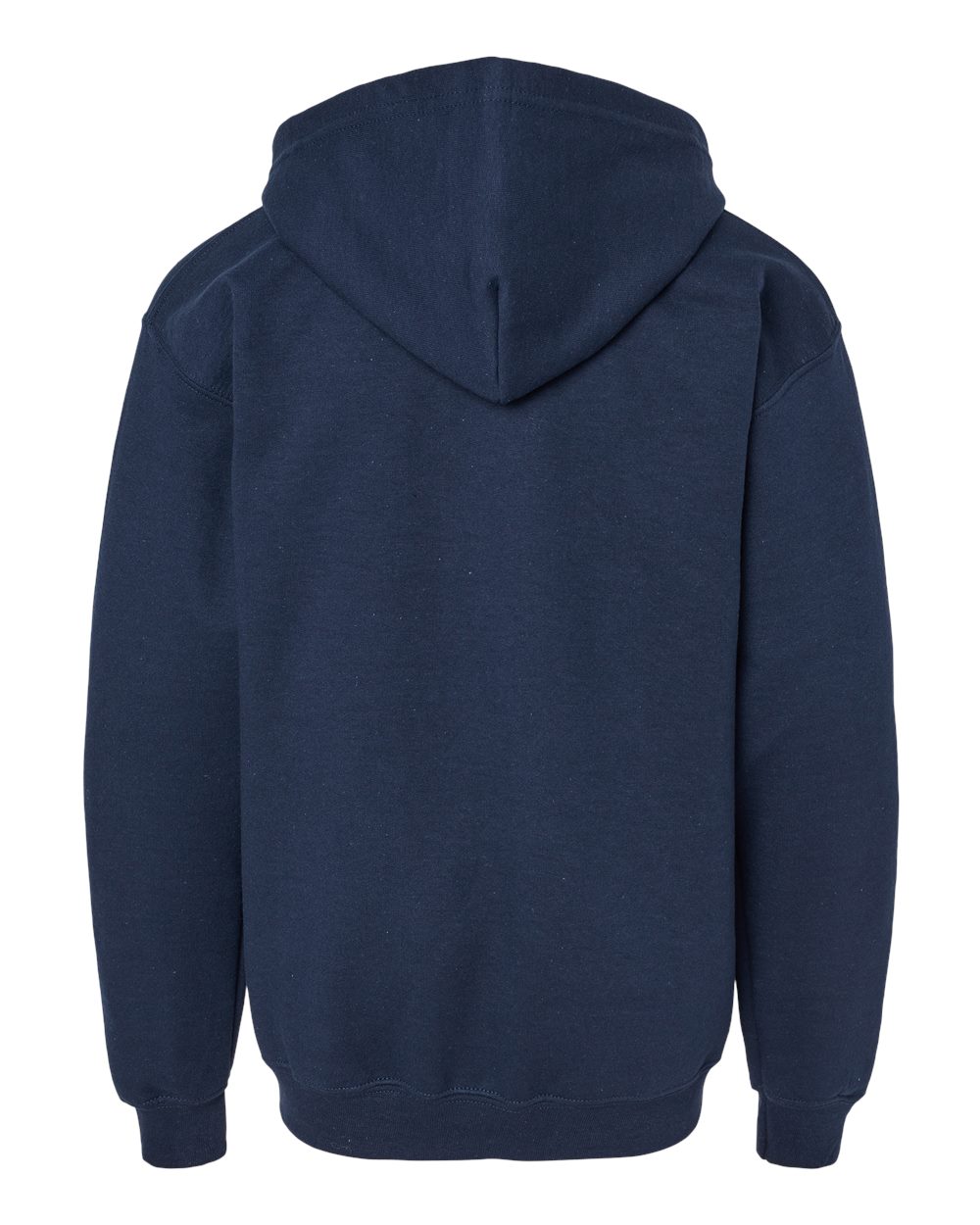 Gildan 18600B Youth Heavy Blend™ Full-Zip Hooded Sweatshirt in Navy, back
