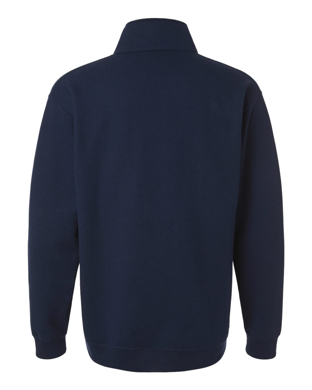 Gildan 18810 Unisex Heavy Blend™ Quarter-Zip Sweatshirt in Navy, back