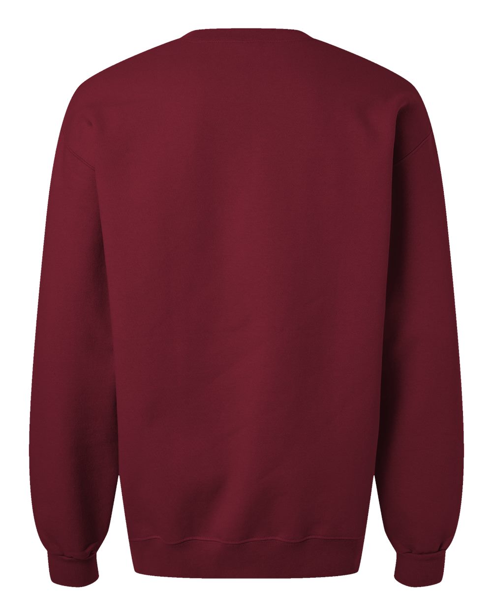 Gildan 19000 Unisex Hammer™ Maxweight Crewneck Sweatshirt in Garnet, back