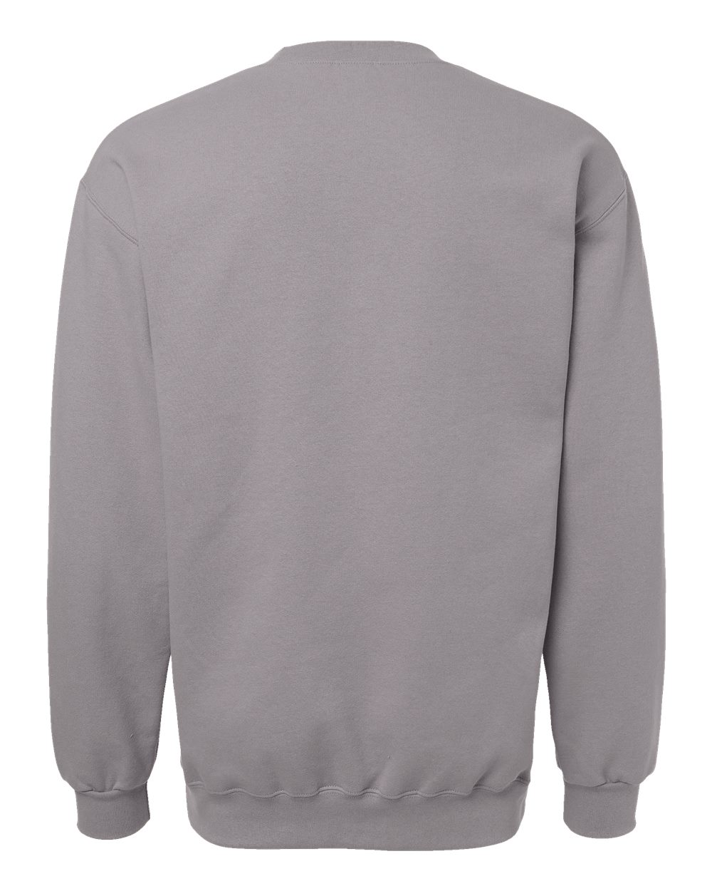 Gildan 19000 Unisex Hammer™ Maxweight Crewneck Sweatshirt in Gravel, back