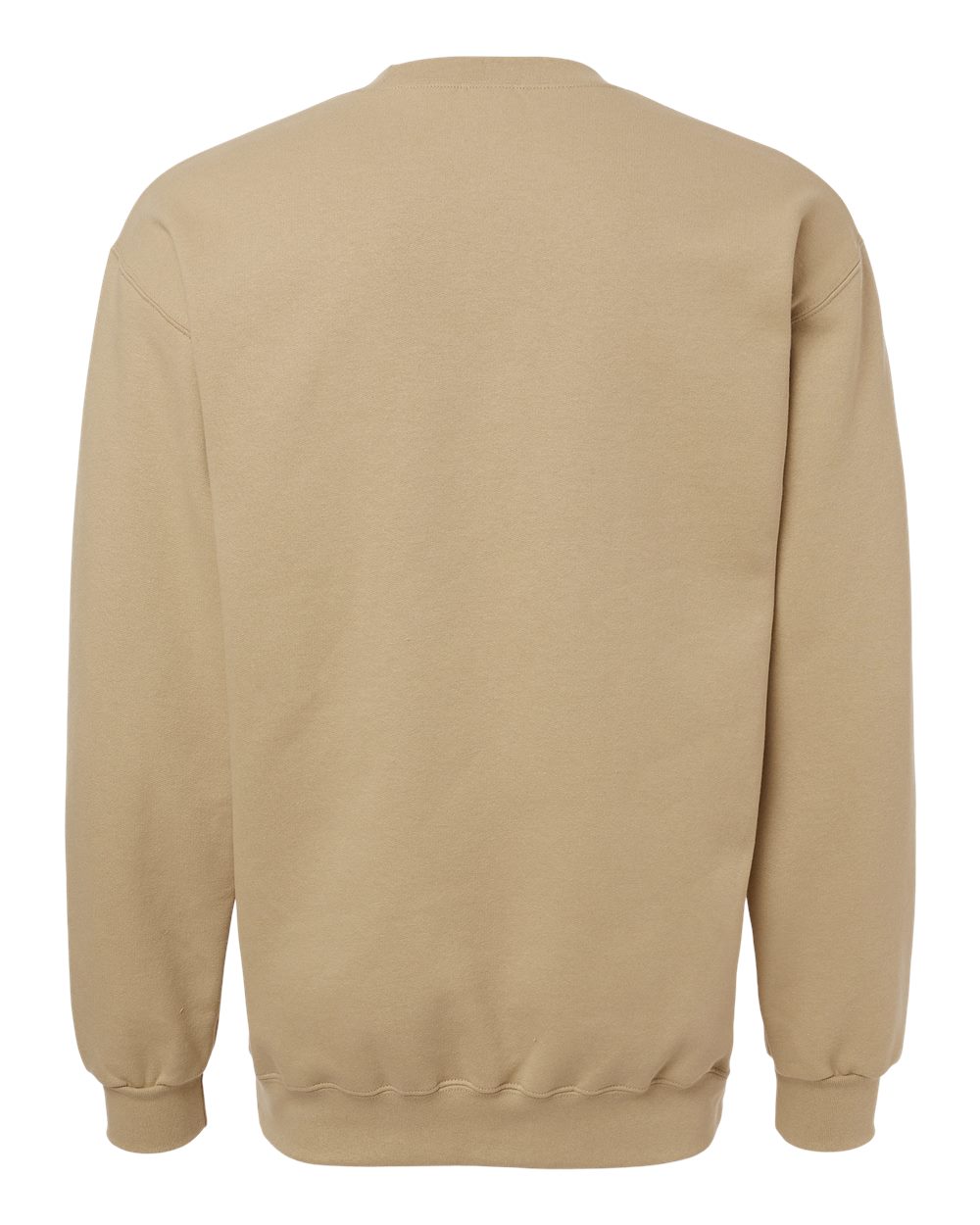 Gildan 19000 Unisex Hammer™ Maxweight Crewneck Sweatshirt in Tan, back