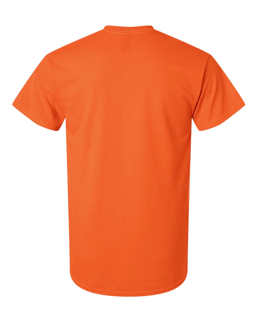 Gildan 2000 Unisex Ultra Cotton® T-Shirt in Orange, back