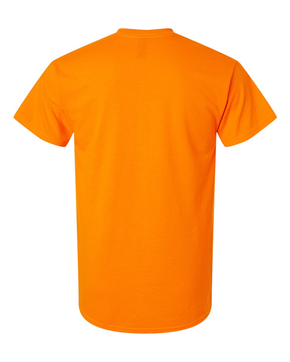 Gildan 2000 Unisex Ultra Cotton® T-Shirt in Safety Orange, back