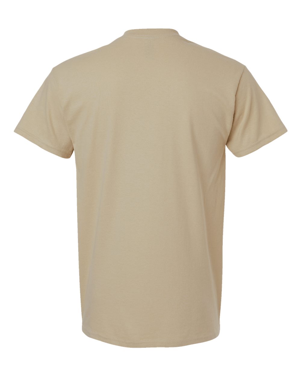 Gildan 2000 Unisex Ultra Cotton® T-Shirt in Tan, back