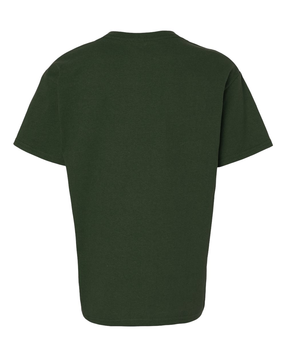 Gildan 2000B Youth Ultra Cotton® T-Shirt in Forest Green, back
