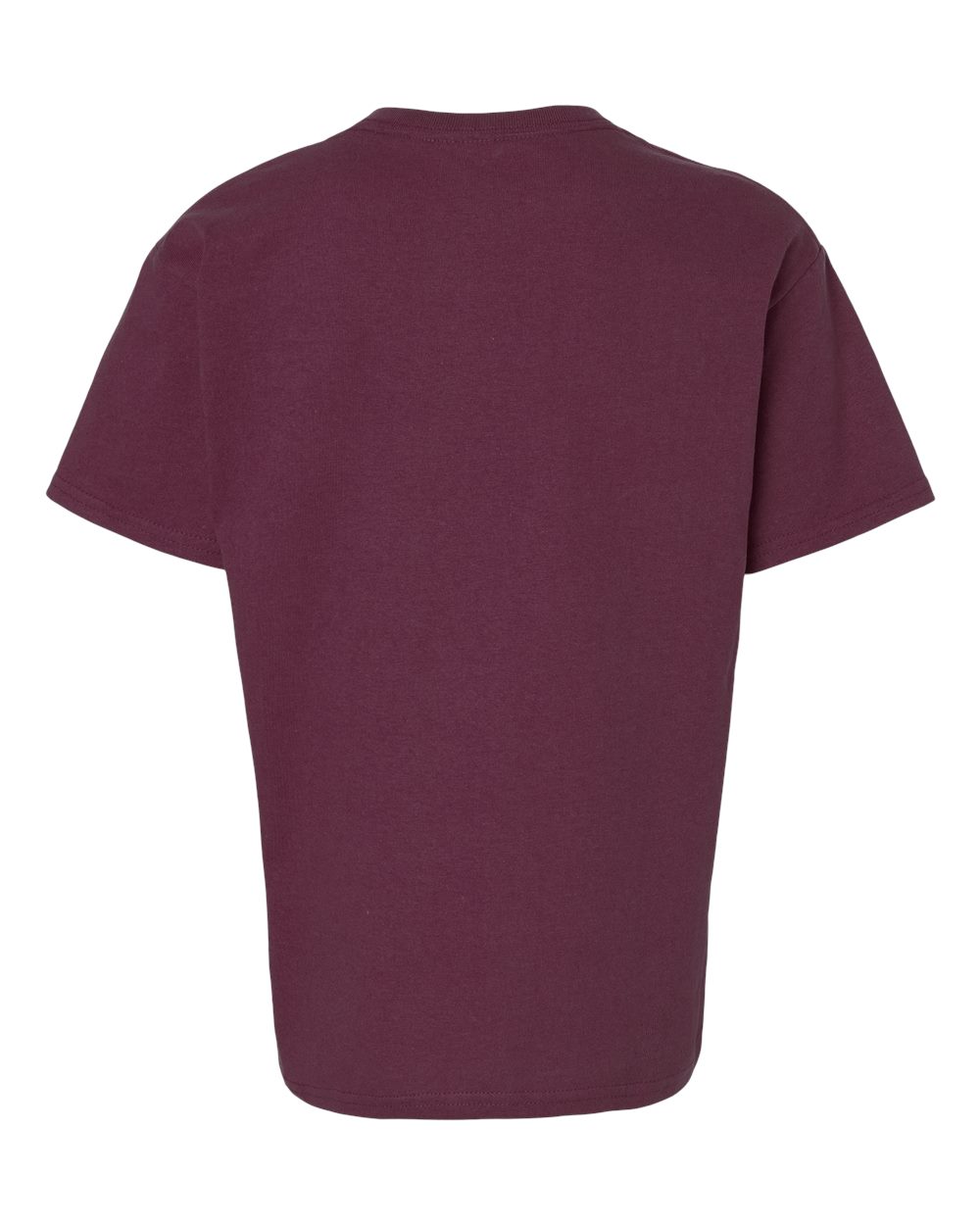 Gildan 2000B Youth Ultra Cotton® T-Shirt in Maroon, back