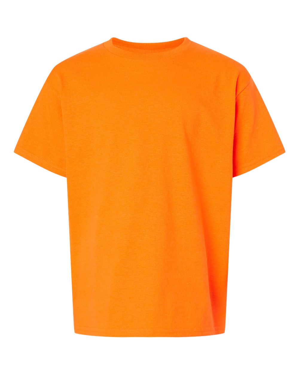 Gildan 2000B Youth Ultra Cotton® T-Shirt in Safety Orange