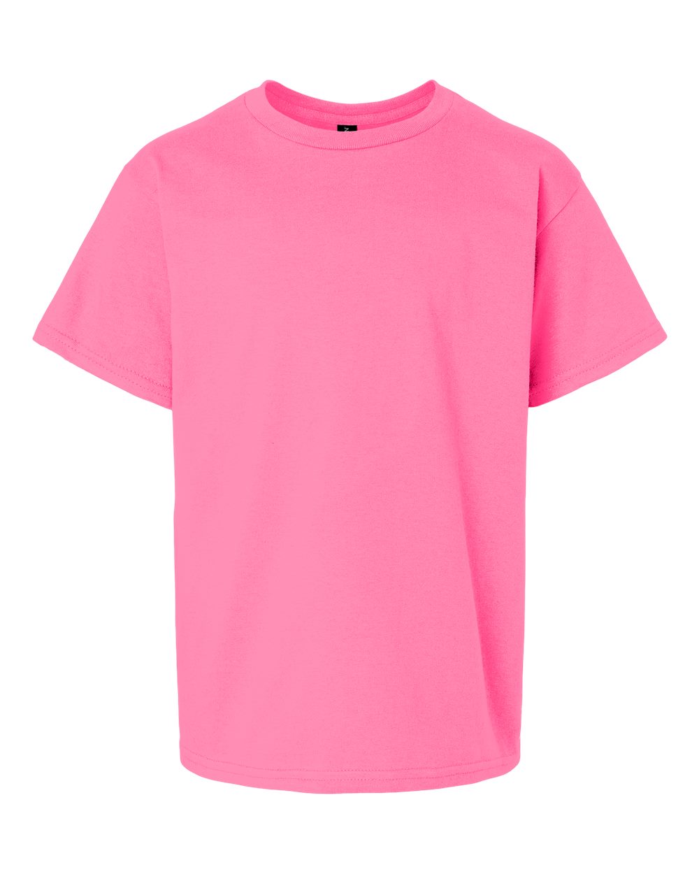 Gildan 2000B Youth Ultra Cotton® T-Shirt in Safety Pink