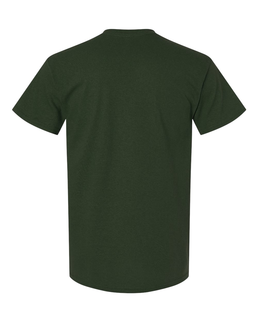 Gildan 2300 Unisex Ultra Cotton® Pocket T-Shirt in Forest Green, back