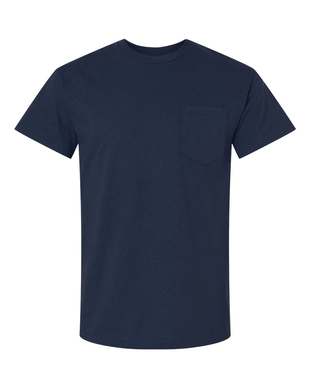 Gildan 2300 Unisex Ultra Cotton® Pocket T-Shirt in Navy