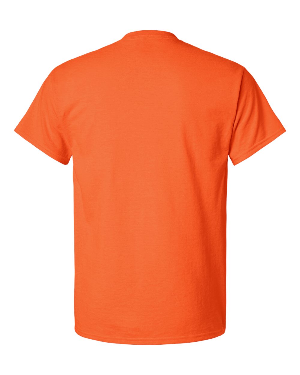 Gildan 2300 Unisex Ultra Cotton® Pocket T-Shirt in Orange, back