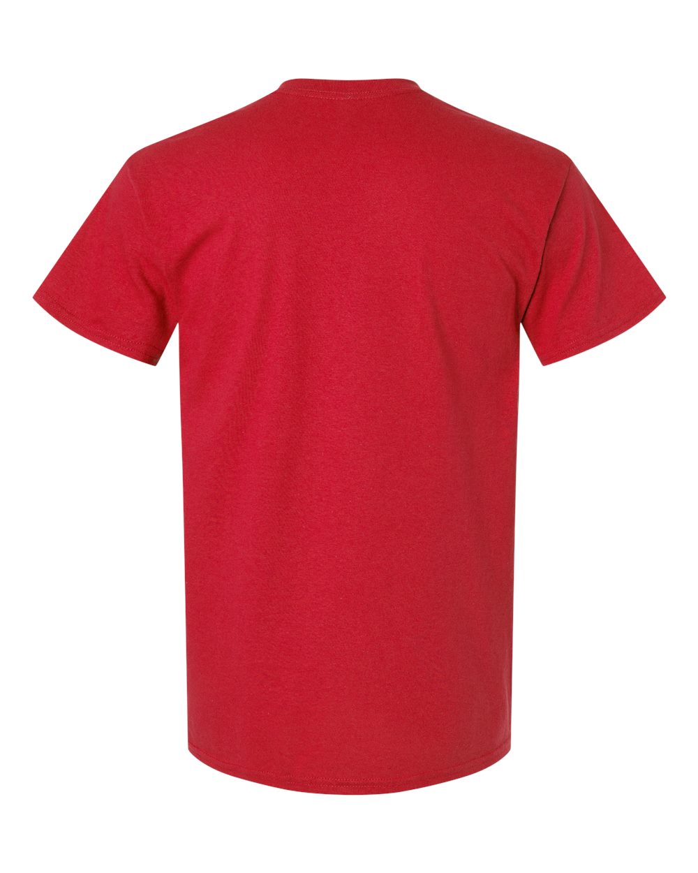 Gildan 2300 Unisex Ultra Cotton® Pocket T-Shirt in Red, back