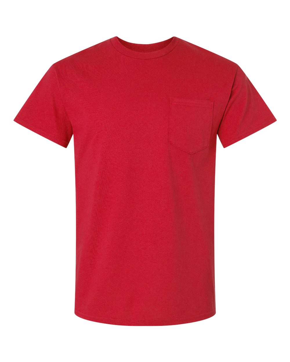 Gildan 2300 Unisex Ultra Cotton® Pocket T-Shirt in Red