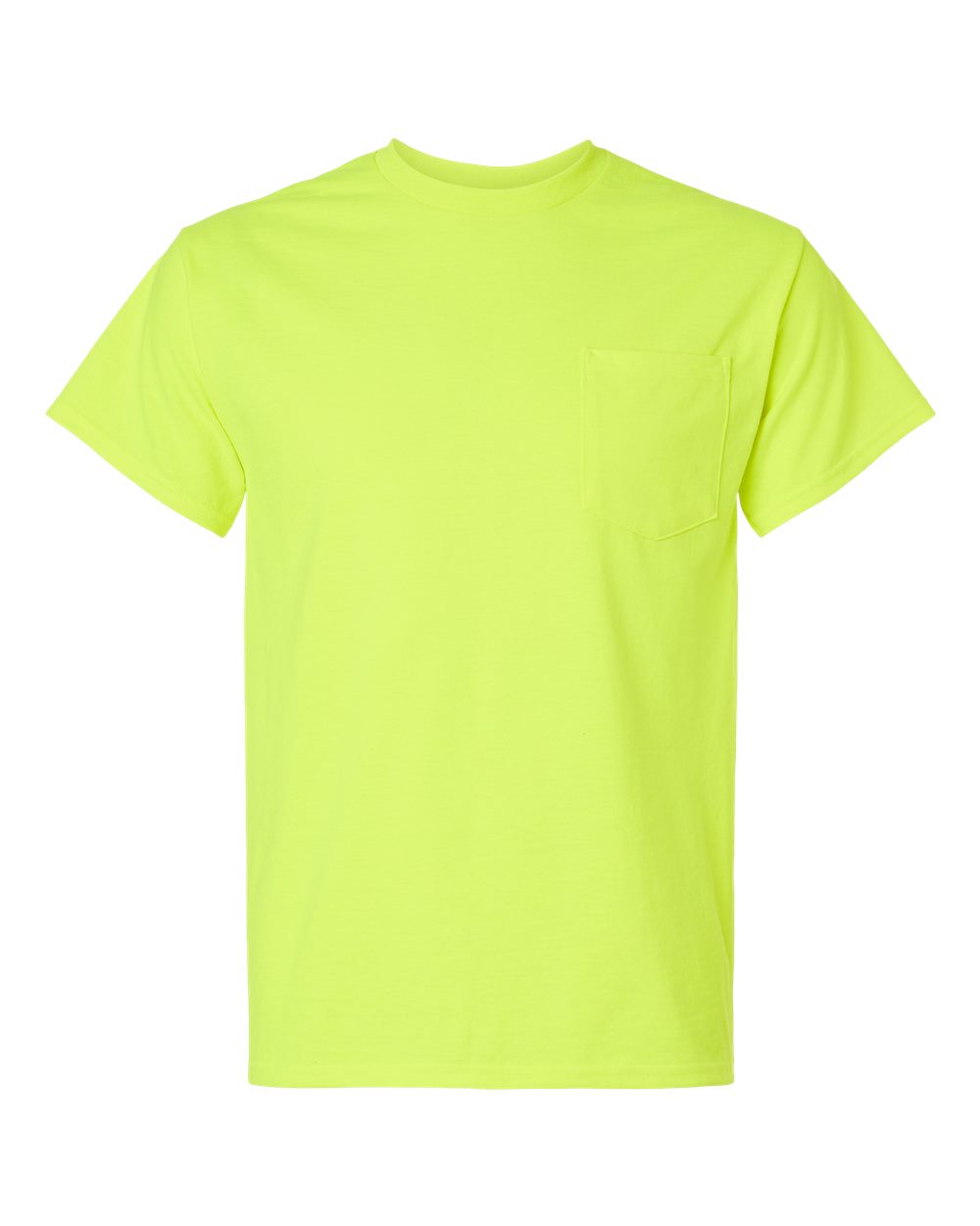 Gildan 2300 Unisex Ultra Cotton® Pocket T-Shirt in Safety Green
