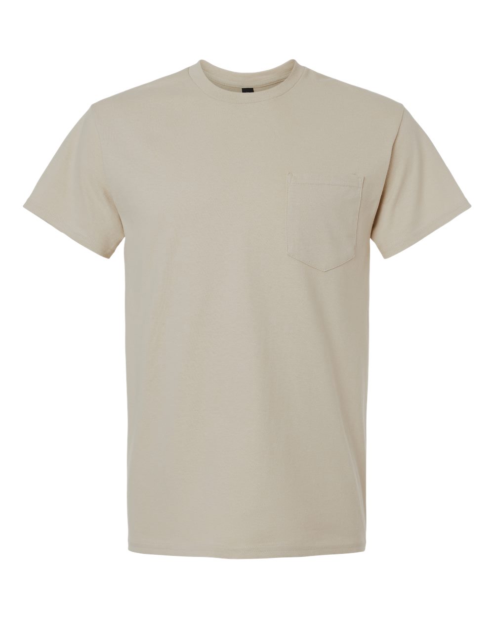 Gildan 2300 Unisex Ultra Cotton® Pocket T-Shirt in Sand