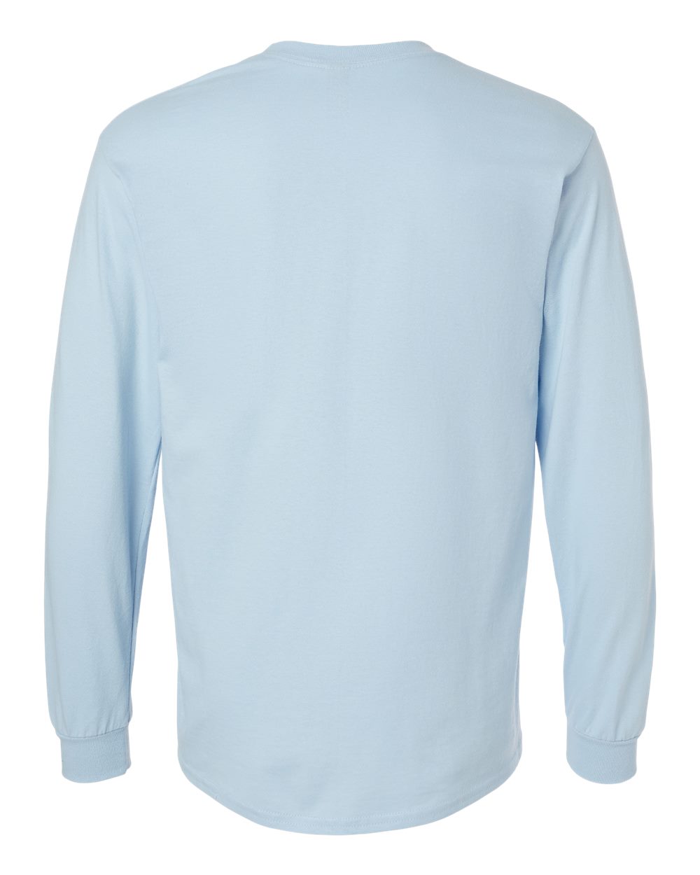 Gildan 2400 Unisex Ultra Cotton® Long Sleeve T-Shirt in Light Blue, back