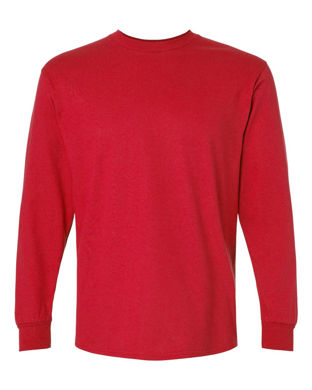 Gildan 2400 Unisex Ultra Cotton® Long Sleeve T-Shirt in Red