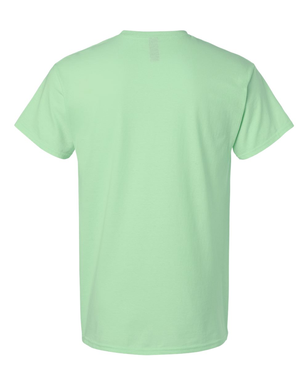 Gildan 3000 Unisex Light Cotton T-Shirt in Mint Green, back