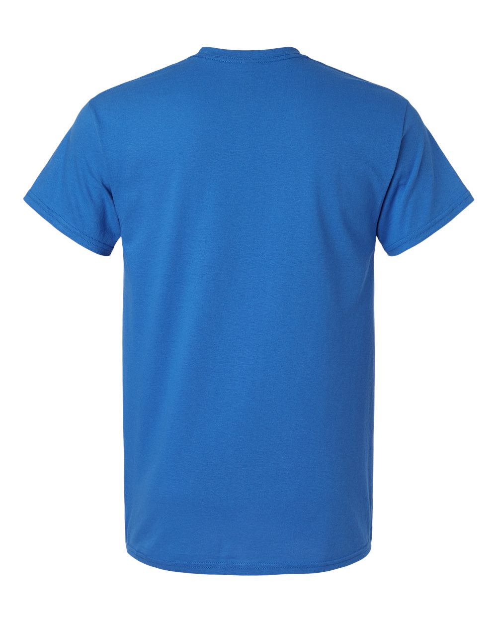 Gildan 3000 Unisex Light Cotton T-Shirt in Royal, back