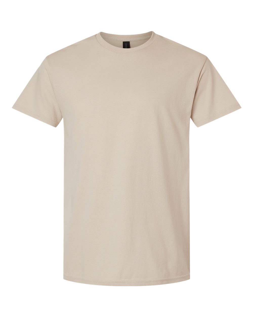 Gildan 3000 Unisex Light Cotton T-Shirt in Sand