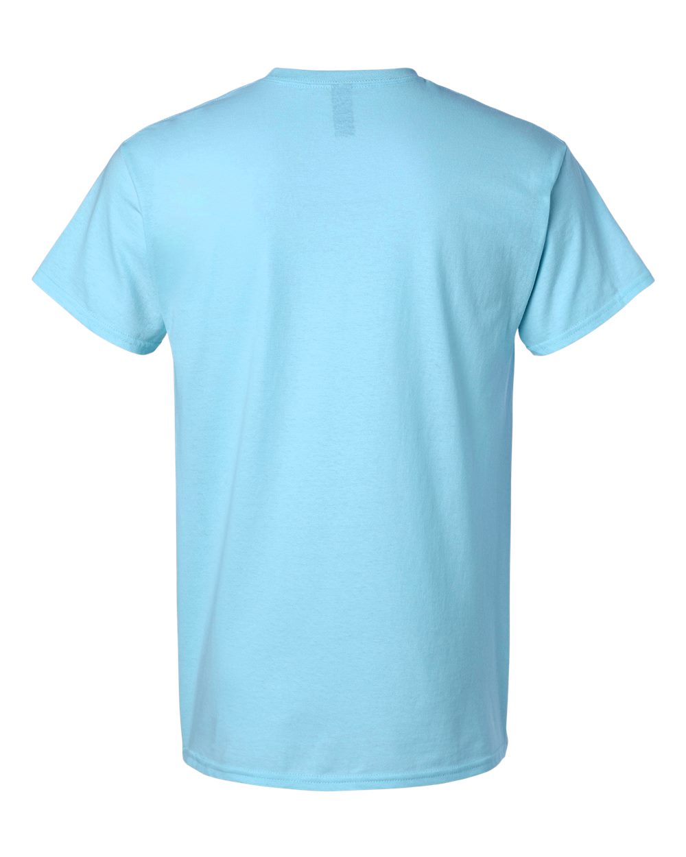 Gildan 3000 Unisex Light Cotton T-Shirt in Sky, back