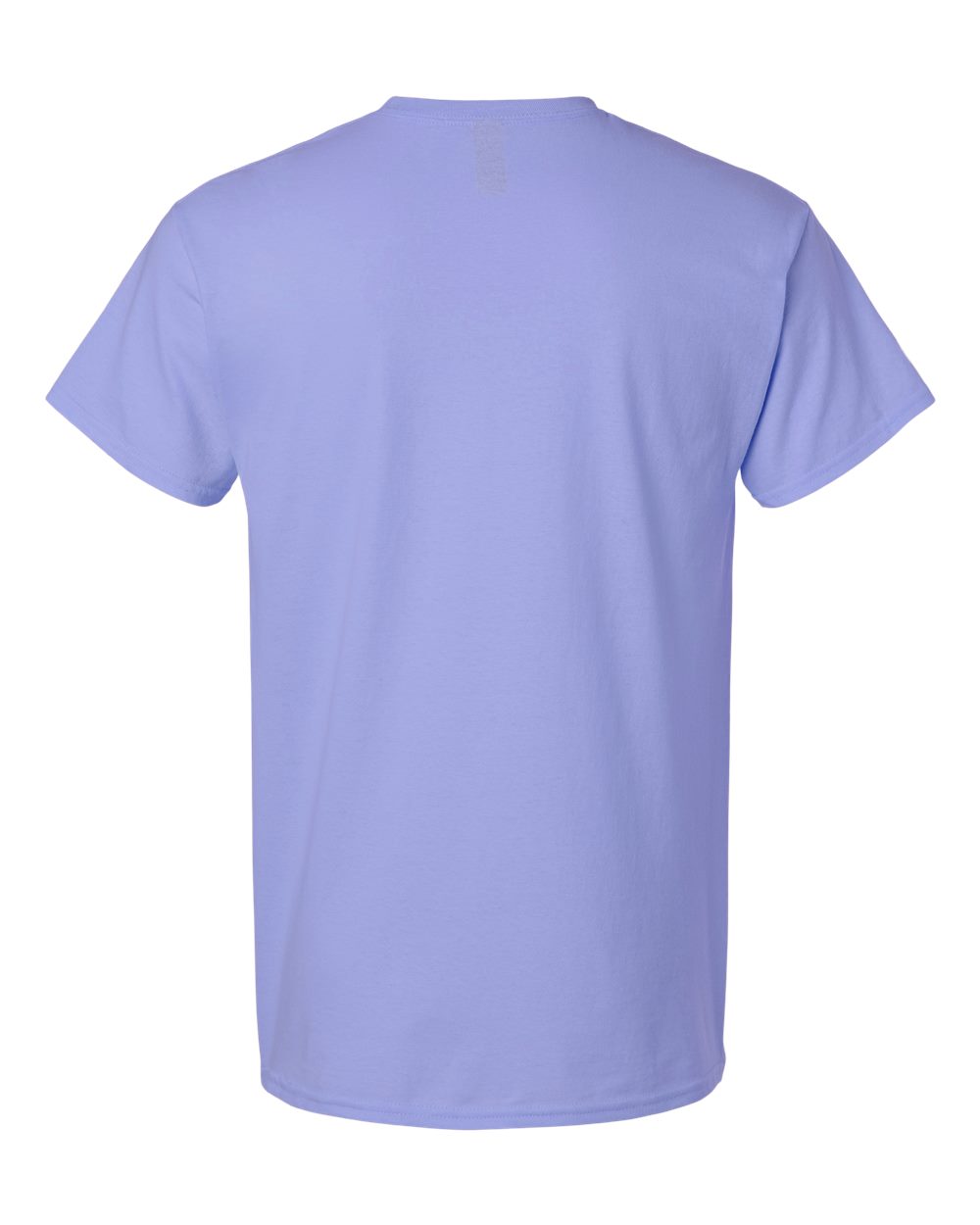 Gildan 3000 Unisex Light Cotton T-Shirt in Violet, back
