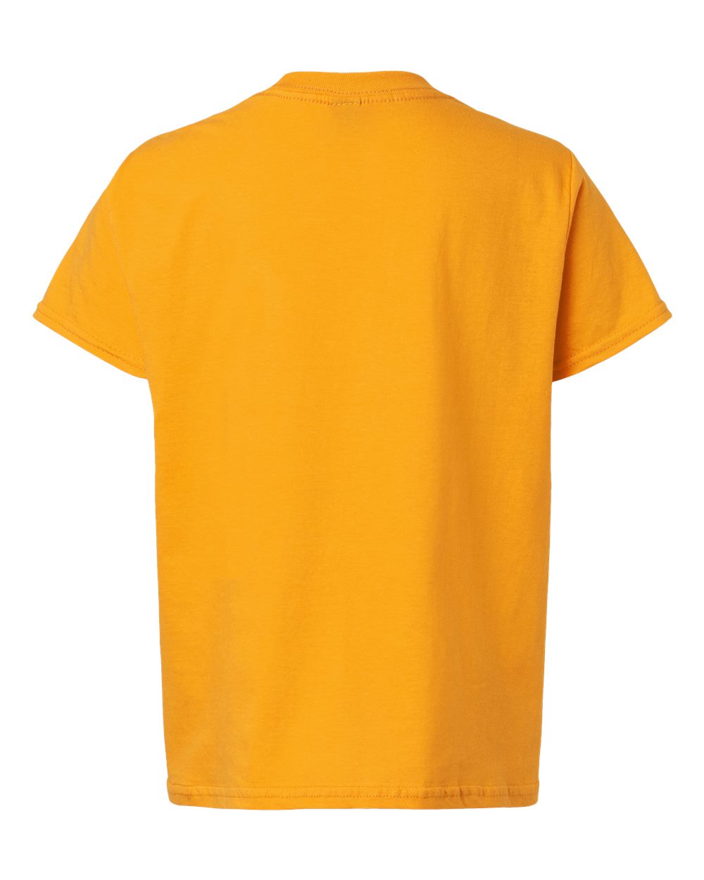 Gildan 3000B Youth Light Cotton T-Shirt in Gold, back