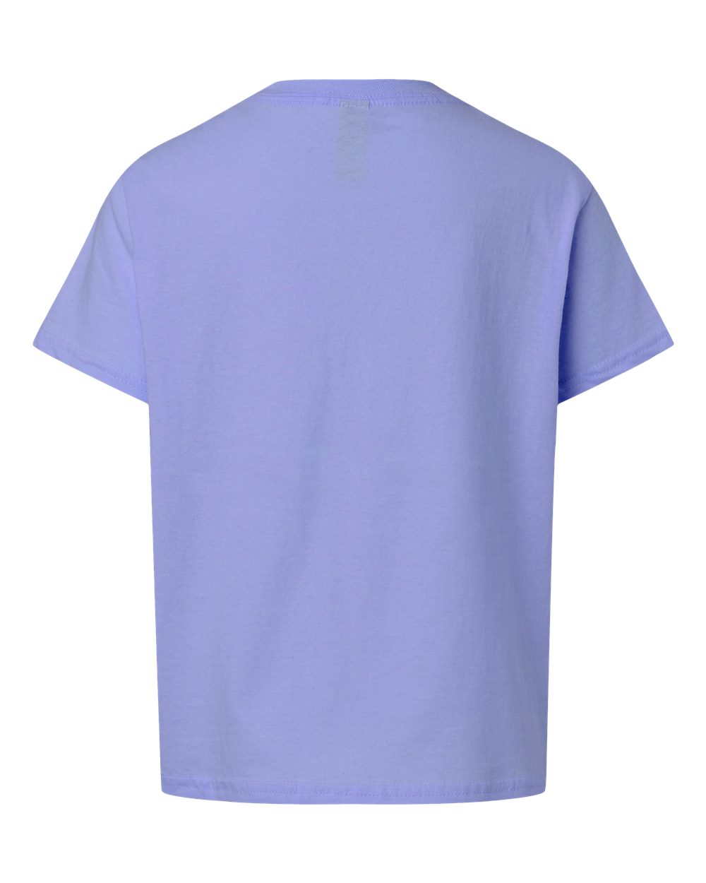 Gildan 3000B Youth Light Cotton T-Shirt in Violet, back