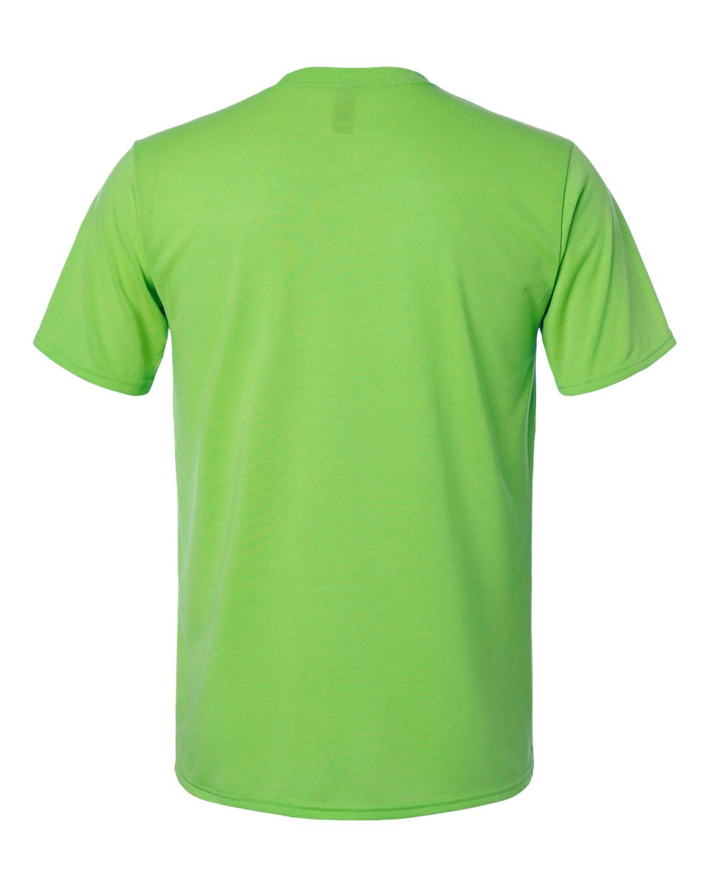 Gildan 42000 Unisex Performance® T-Shirt in Lime, back