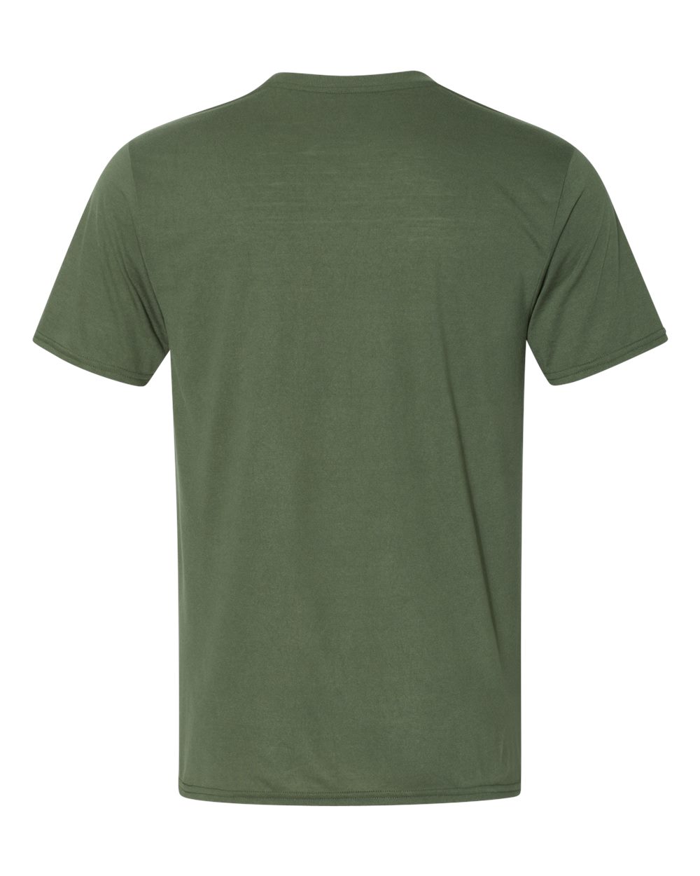 Gildan 42000 Unisex Performance® T-Shirt in Military Green, back