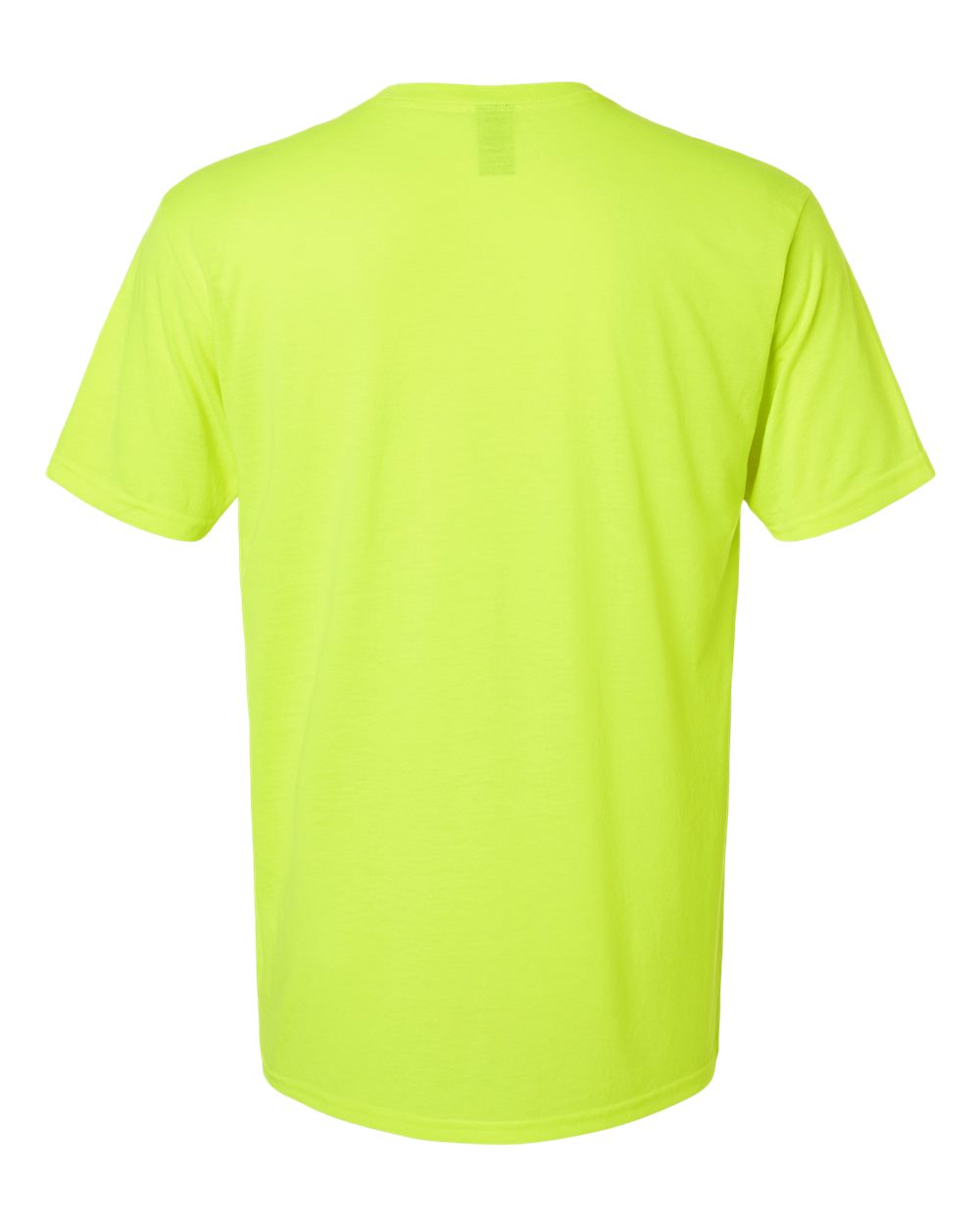 Gildan 42000 Unisex Performance® T-Shirt in Safety Green, back