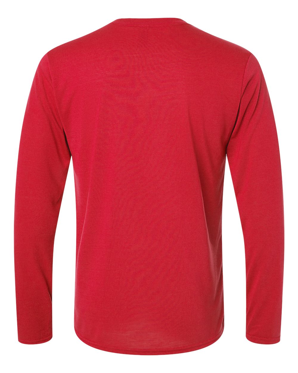Gildan 42400 Unisex Performance® Long Sleeve T-Shirt in Red, back