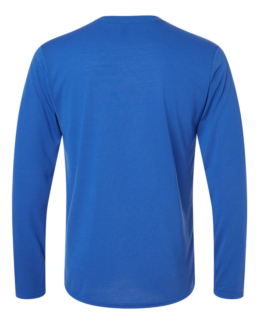 Gildan 42400 Unisex Performance® Long Sleeve T-Shirt in Royal, back