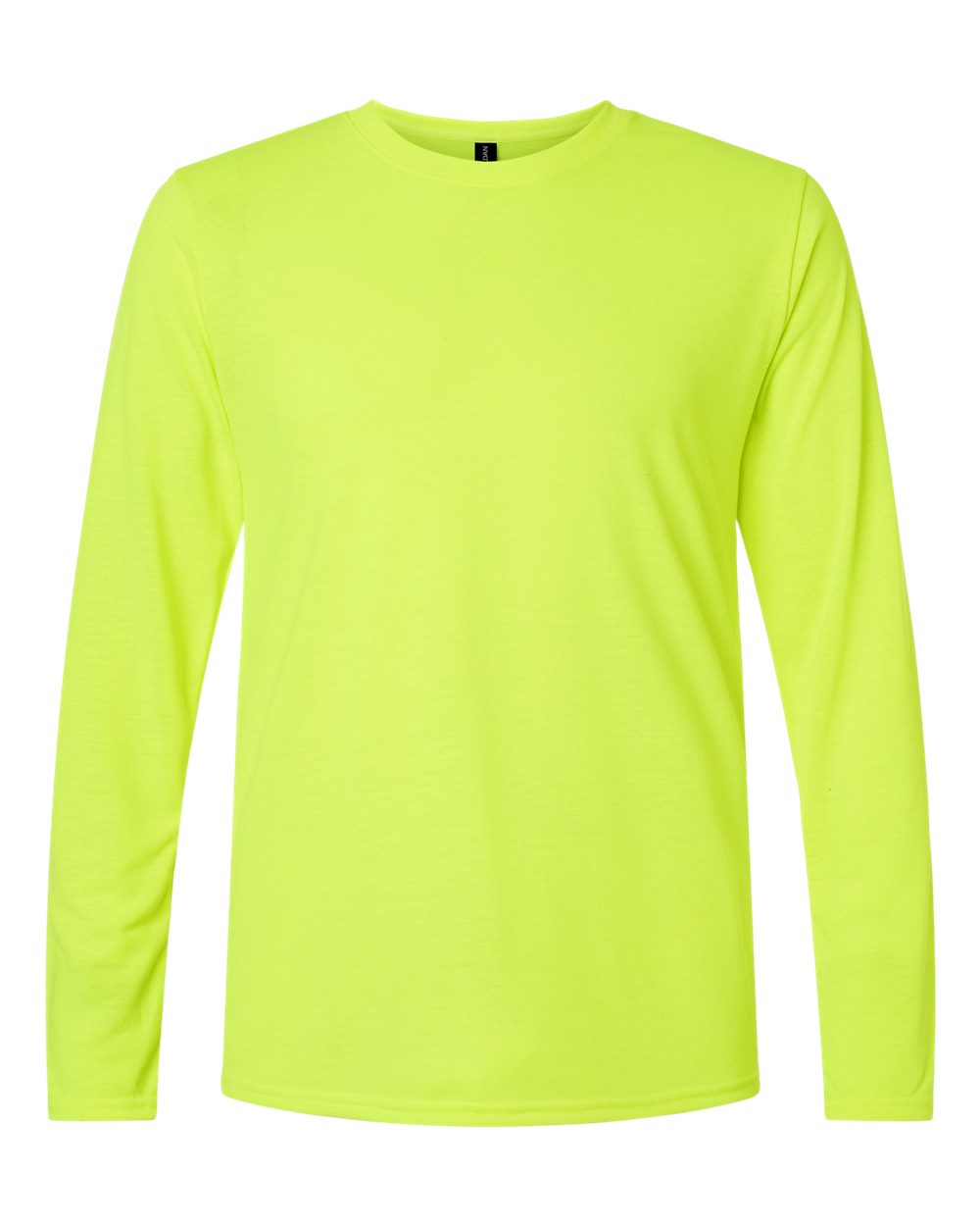 Gildan 42400 Unisex Performance® Long Sleeve T-Shirt in Safety Green