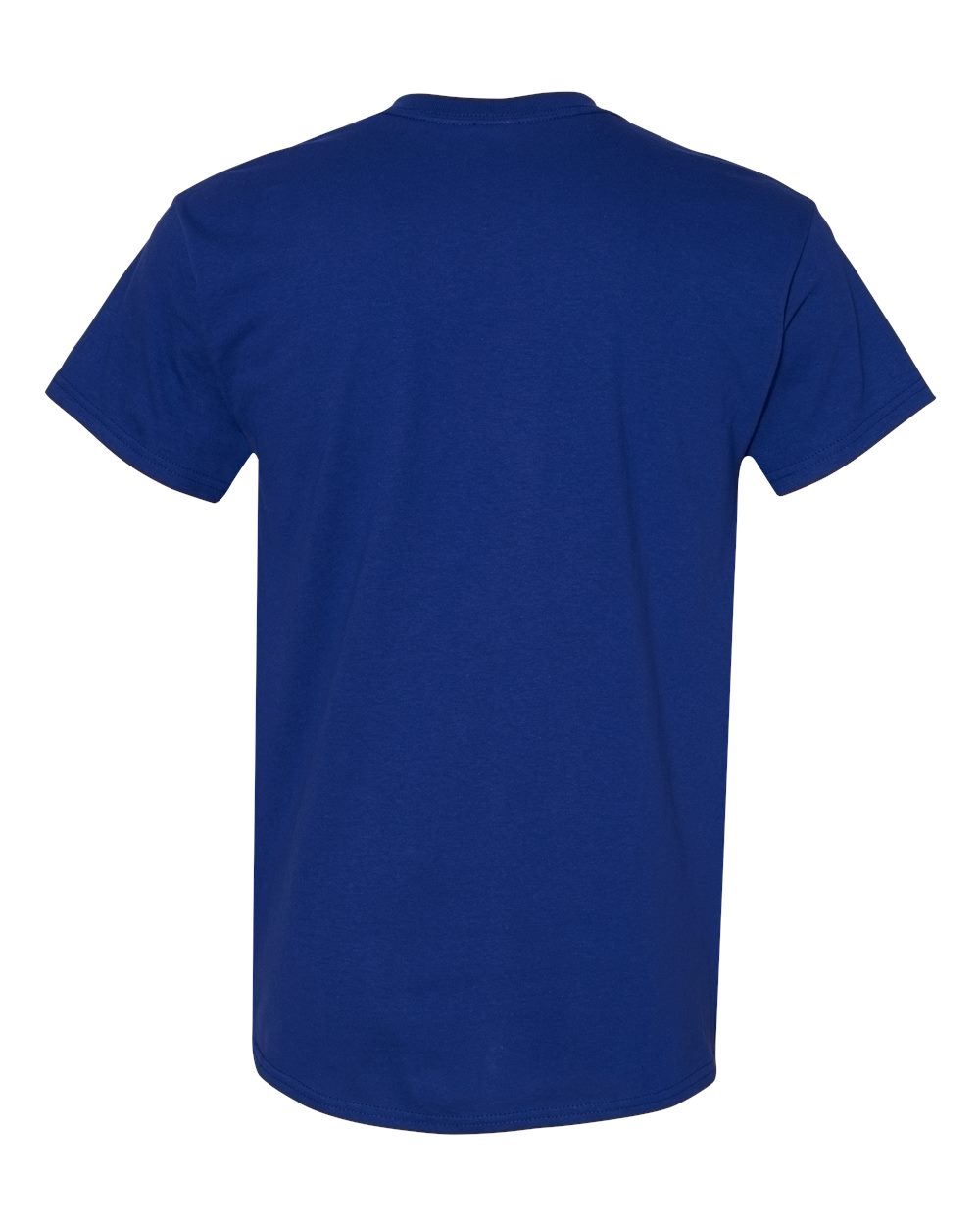 Gildan 5000 Unisex Heavy Cotton™ T-Shirt in Fan Deep Royal, back