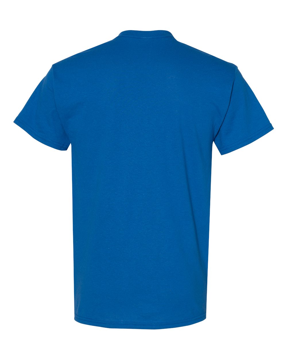Gildan 5000 Unisex Heavy Cotton™ T-Shirt in Neon Blue, back
