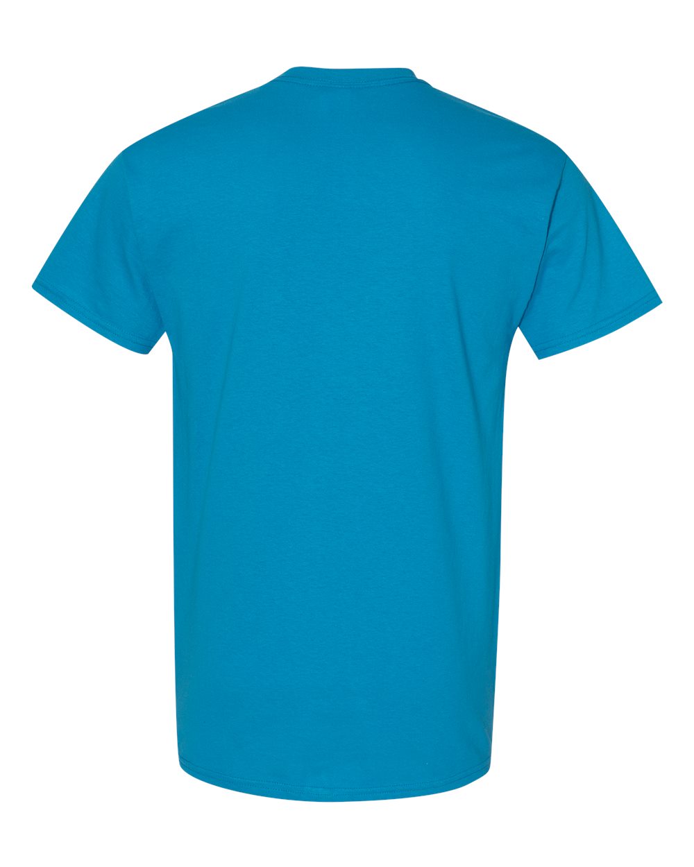 Gildan 5000 Unisex Heavy Cotton™ T-Shirt in Sapphire, back