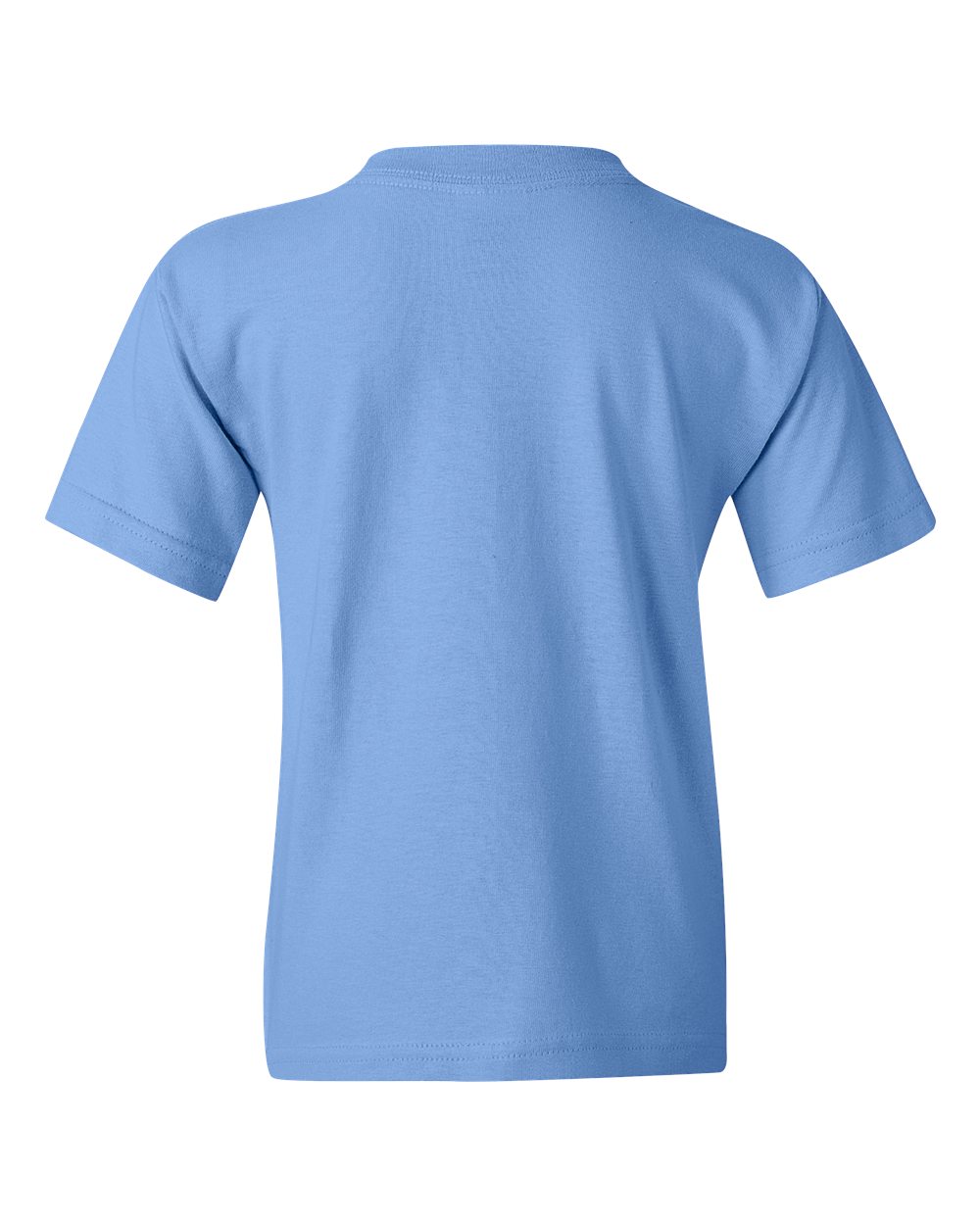 Gildan 5000B Youth Heavy Cotton™ T-Shirt in Carolina Blue, back