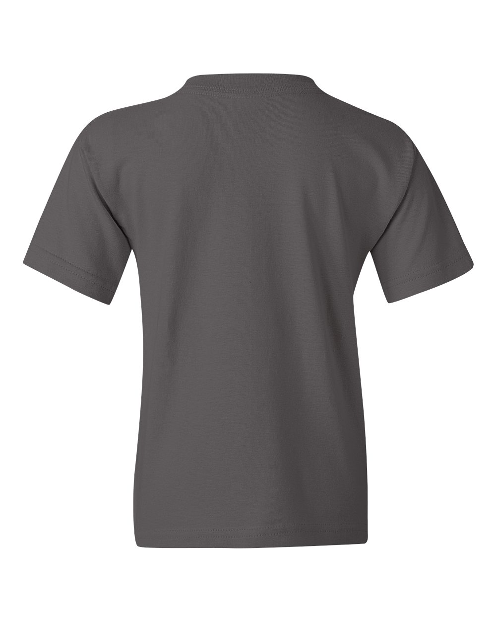 Gildan 5000B Youth Heavy Cotton™ T-Shirt in Charcoal, back