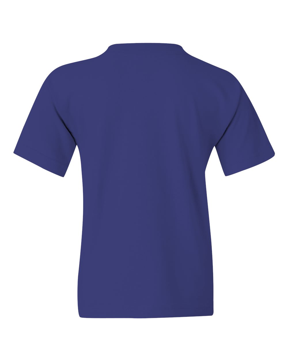 Gildan 5000B Youth Heavy Cotton™ T-Shirt in Cobalt, back
