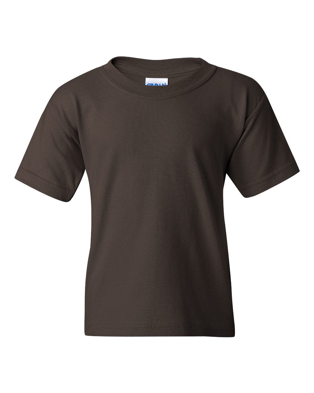 Gildan 5000B Youth Heavy Cotton™ T-Shirt in Dark Chocolate