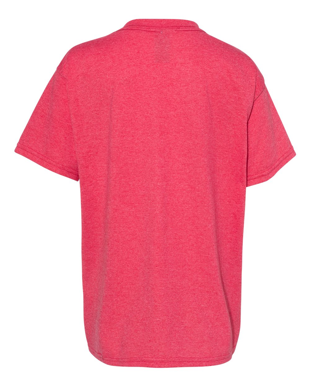 Gildan 5000B Youth Heavy Cotton™ T-Shirt in Heather Red, back