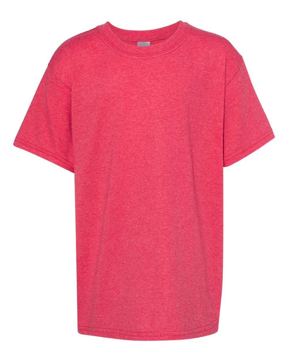 Gildan 5000B Youth Heavy Cotton™ T-Shirt in Heather Red